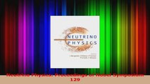 PDF Download  Neutrino Physics Proceedings of Nobel Symposium 129 PDF Online