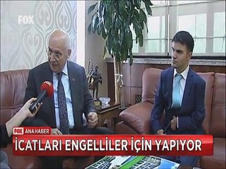 Engelleri yaşama sevinciyle aştı İcatları engelliler için yapıyor