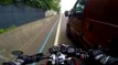 Motorcyclist Gets Pissed After Almost Getting Crushed By Merging Van