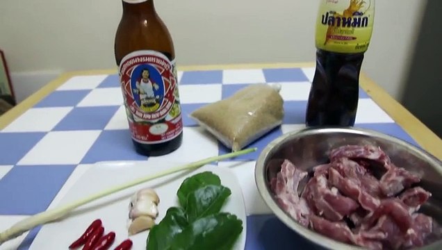 Thai Pork Ribs Recipe Fried Pork Ribs with Lemongrass