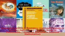 Read  Unsolved Problems in Geometry Unsolved Problems in Intuitive Mathematics Problem Books PDF Online