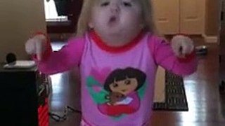 cute doll dancing