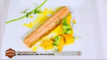 Le plat libre de Florian : omble chevalier du lac Léman, petits pois-carottes
