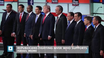 Republicans fighting over who supports Israel more