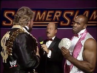 WWF SummerSlam 1989 - Ted Dibiase Interview