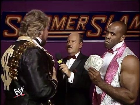 WWF SummerSlam 1989 - Ted Dibiase Interview