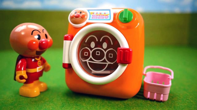 アンパンマンおもちゃアニメ❤洗濯機で洗おうバイキンマン Anpanman toys anime