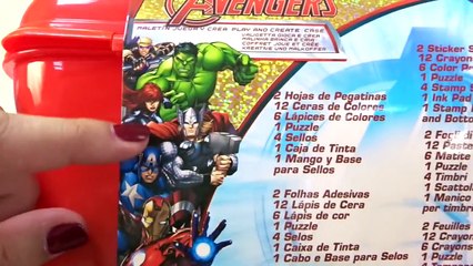 Maletín de Actividades de Los Vengadores más 3 Huevos Sorpresas