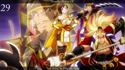 Top 30 Anime Openings WINTER 2015