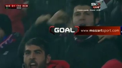0-1 Marco Sau Goal Italy Coppa Italia Round 4 - 03.12.2015, Sassuolo Calcio 0-1 Cagliari Calcio