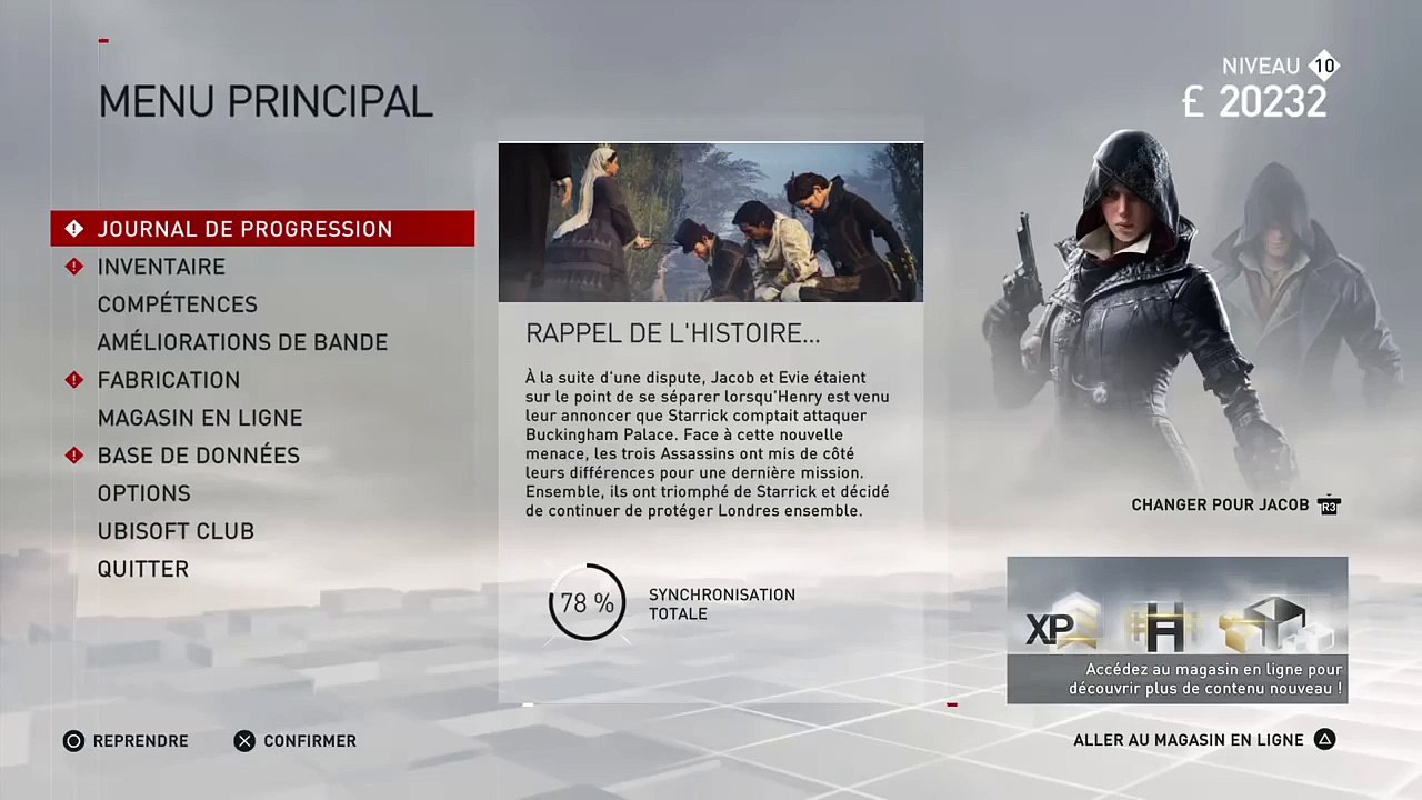 Tenue Secrète D'Assassin's Creed Syndicate
