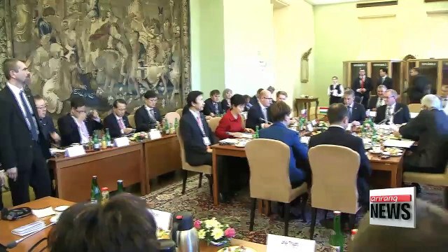 President Park holds first summit with Visegrad group