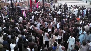 azadari in 508g.b 10-muharram 2015  zunjeer zuni at brabdgi shabeh-e-zuljanah clip-3