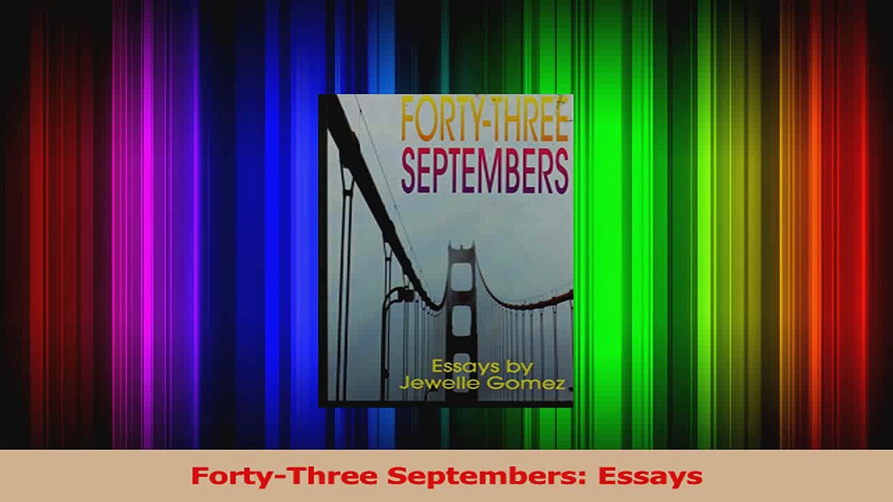 Read  FortyThree Septembers Essays Ebook Free