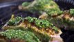 Grilled Salmon with Asiago Pesto Video Recipe - Yummly