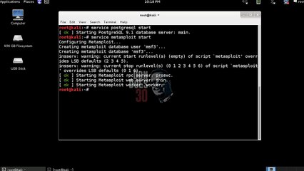 Part I- Setting up the Metasploit Database