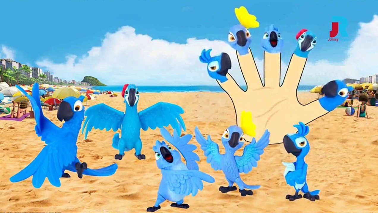 RIO 2 Finger Family Nursery Rhymes For Children and Babies| Fan Made ...