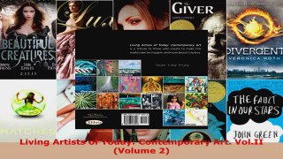 Read  Living Artists of Today Contemporary Art VolII Volume 2 PDF Online