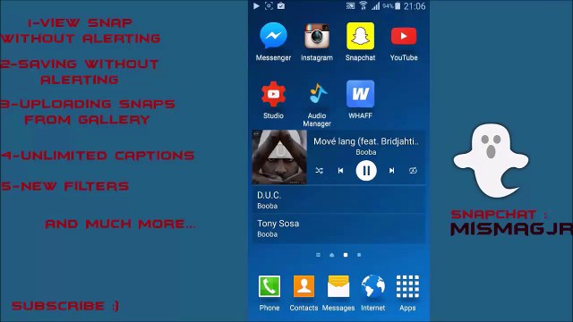 Casper Snapchat - How Save Snaps and Upload Snap From The Gallery To Snapchat in Android 2016