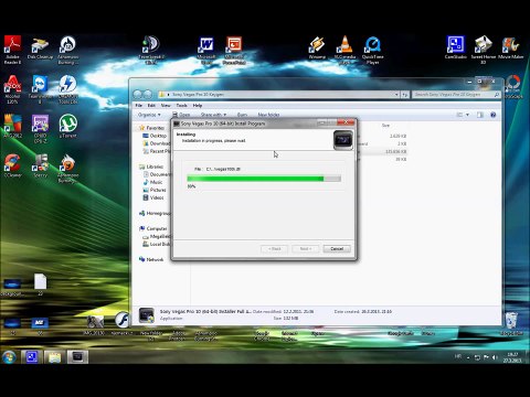 Tutorial Instalar Sony vegas pro 10 + keygen + patch Full (32 Bits) 2012