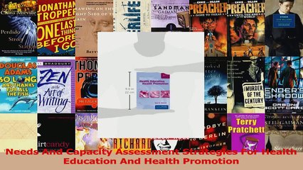 PDF Download  Needs And Capacity Assessment Strategies For Health Education And Health Promotion Download Full Ebook