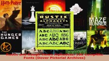 Download  Rustic and RoughHewn Alphabets 100 Complete Fonts Dover Pictorial Archives PDF Online