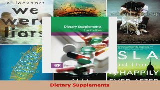Read  Dietary Supplements EBooks Online
