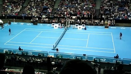 Jarkko Nieminen - Roger Federer - The Final Night Highlights