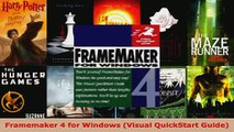 Read  Framemaker 4 for Windows Visual QuickStart Guide EBooks Online