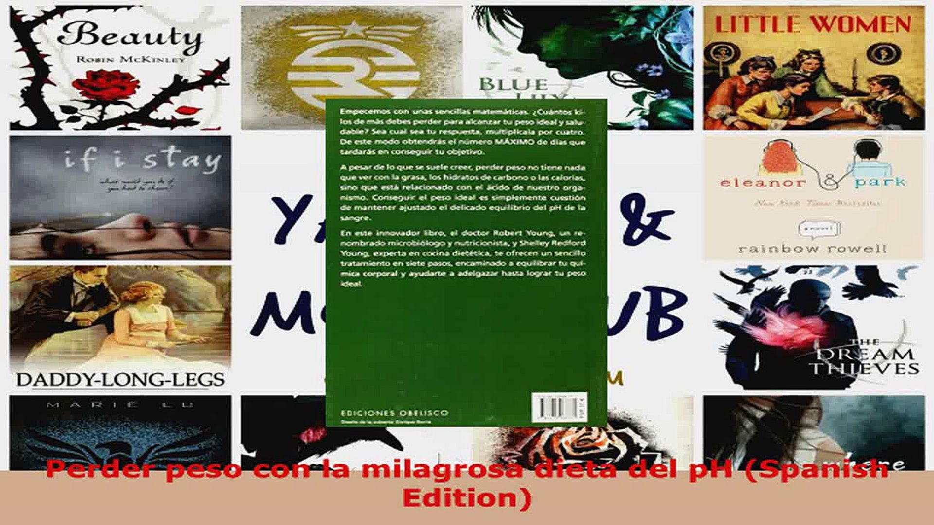 Download Perder Peso Con La Milagrosa Dieta Del Ph Spanish Edition Pdf Online Video Dailymotion