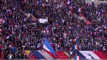 England and French Football players sing 