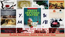 Read  Fruit Infused Water 100 Quick and Easy Vitamin Water Recipes for Weight Loss Detox and Ebook Free