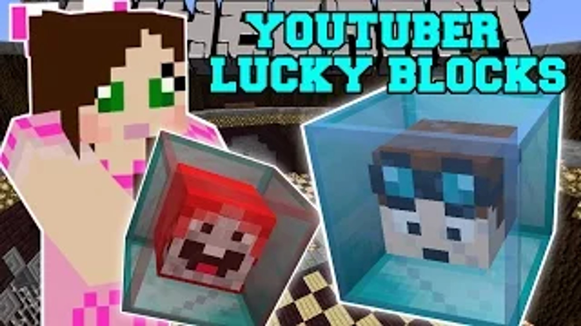 Popularmmos Minecraft Youtuber Lucky Block Pat And Jen Custom Command Gamingwithjen Video Dailymotion - pat and jen opening lucky block in roblox