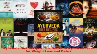 Read  Ayurveda Diet Recipes The Secret to Ayurveda Food for Weight Loss and Detox PDF Free
