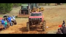 amazing ford monster trucks VS chevy monster truck, monster truck pulling, truck mudding v