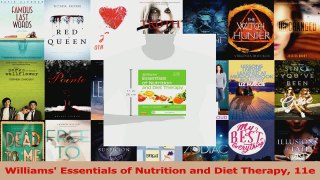 PDF Download  Williams Essentials of Nutrition and Diet Therapy 11e PDF Online