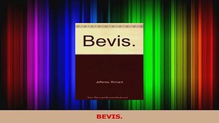 Read  BEVIS PDF Free