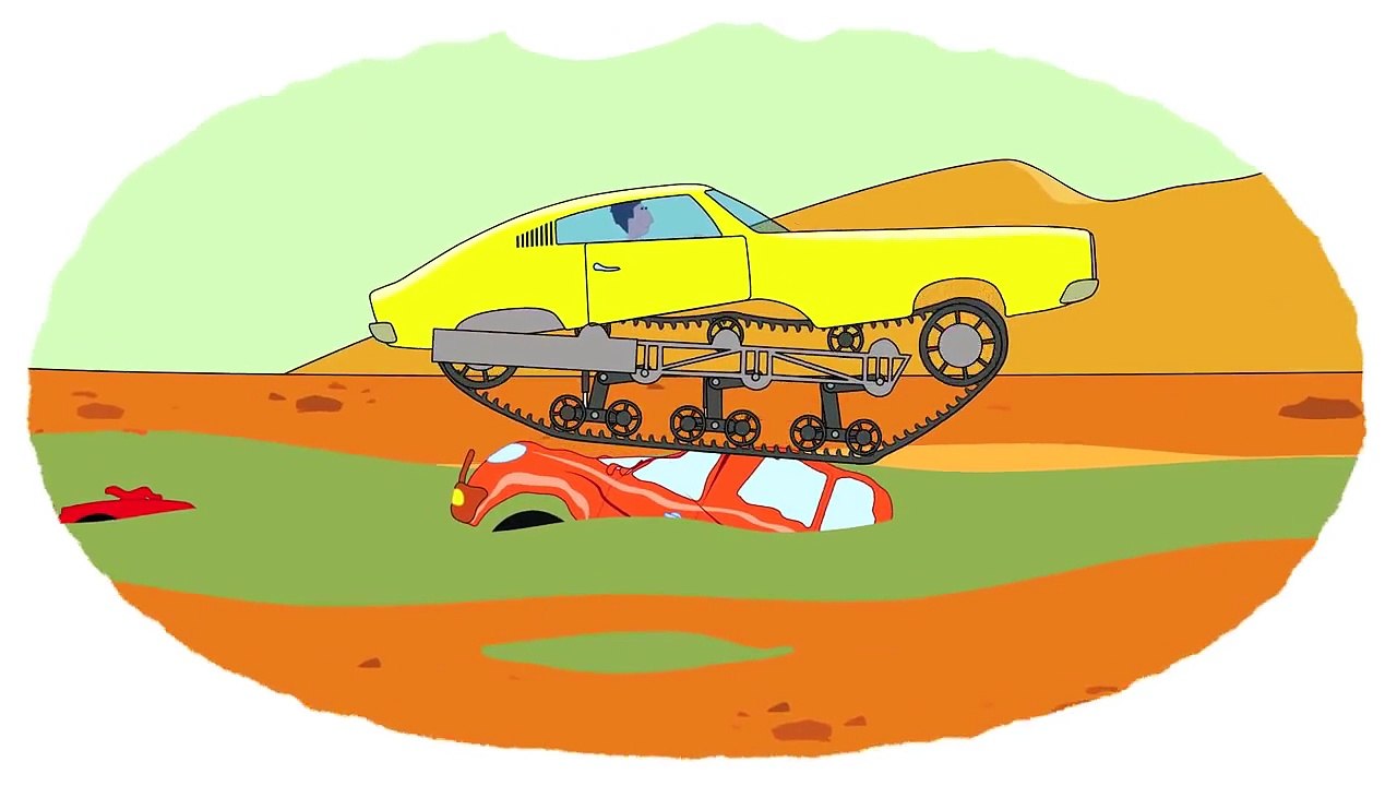 Мультик - Раскраска. Учим Цвета - Монстр-трак / Monster truck - Развивающий мультик про машинки