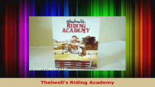 Read  Thelwells Riding Academy EBooks Online