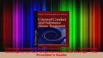 PDF Download  Criminal Conduct and Substance Abuse Treatment Strategies for SelfImprovement and Change Read Online