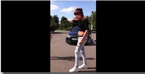 Traveller girl dancing