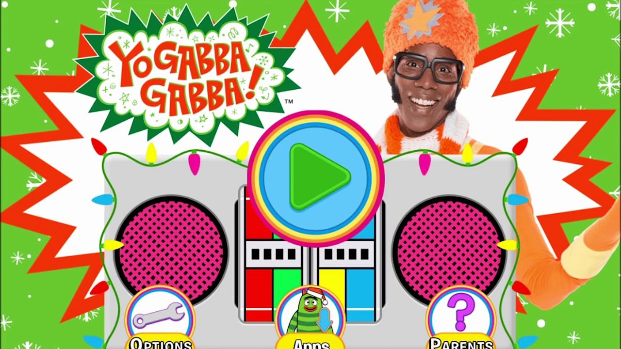 Yo Gabba Gabba Christmas best app demos for kids Philip version