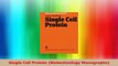 Single Cell Protein Biotechnology Monographs Read Online