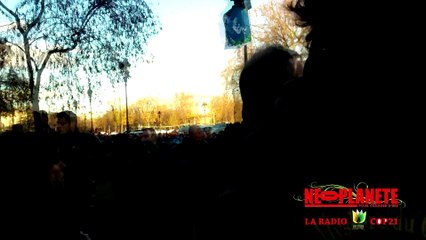 Manifestation au Grand Palais 4 décembre 2015