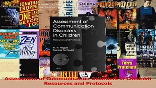 PDF Download  Assessment of Communication Disorders in Children Resources and Protocols PDF Online