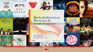 PDF Download  Rehabilitation Research Principles and Applications 4e Read Full Ebook