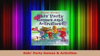 Download  Kids Party Games  Activities Ebook Free