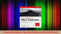 Download  Oracle Database 11g New Features Oracle Press Ebook Free