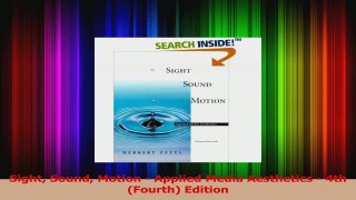 Read  Sight Sound Motion  Applied Media Aesthetics  4th Fourth Edition Ebook Free