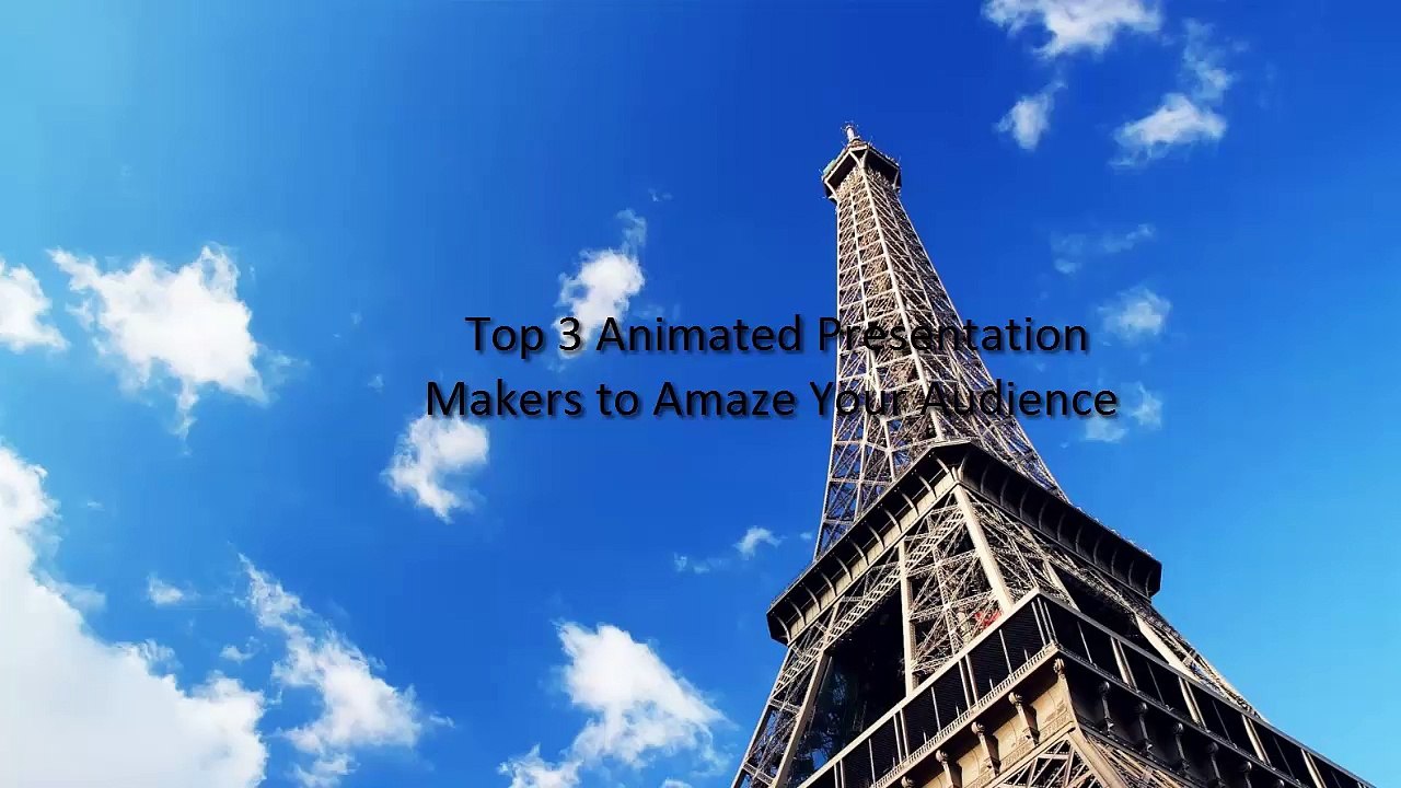 Free Presentation Maker Helps You Hook Audience's Eyes